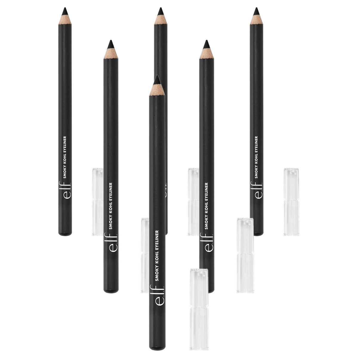 e.l.f. Smoky Kohl Eyeliner Black Velvet 6 stuks