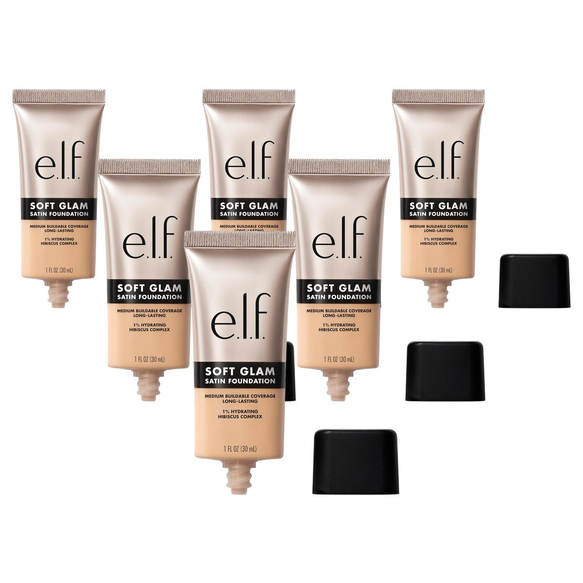 e.l.f. Soft Glam Foundation 21 Licht Neutraal, 0 stuks - 6 stuks