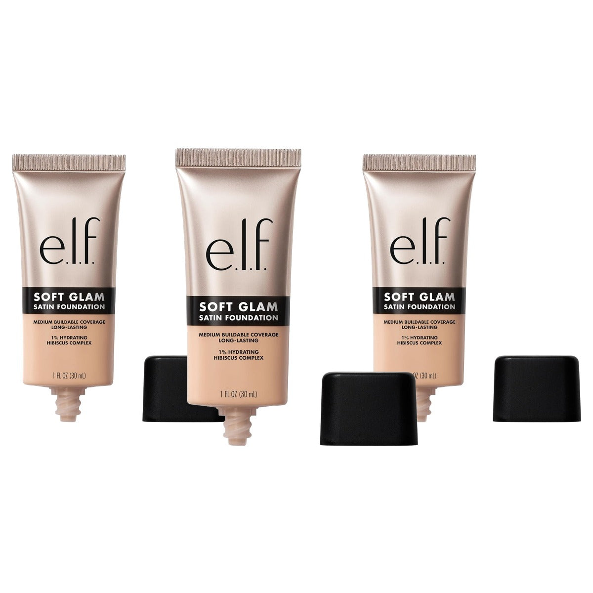 e.l.f. Soft Glam Foundation 25 Lichtneutraal 0 stuks - 3 stuks
