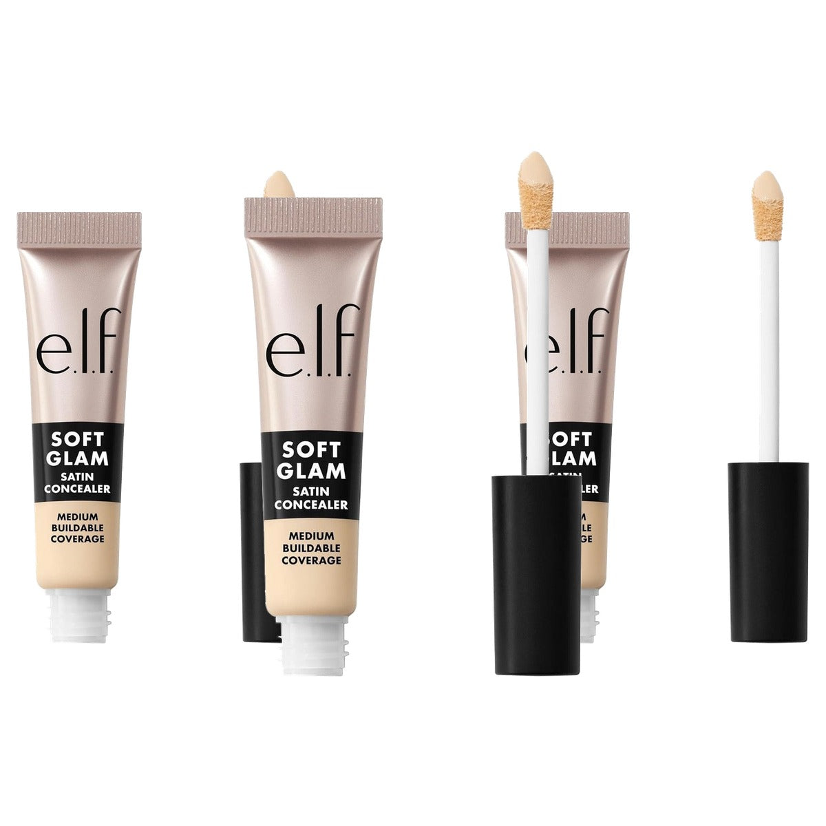 e.l.f. Soft Glam satijnen concealer 11 fair neutraal - 3 stuks