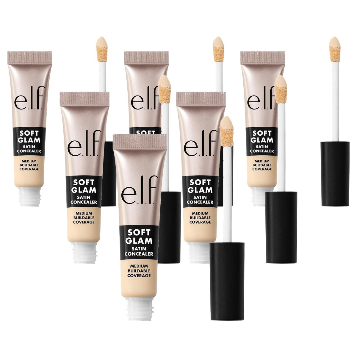 e.l.f. Soft Glam satijnen concealer 11 fair neutraal 6 stuks