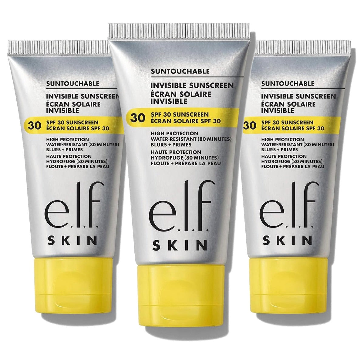 e.l.f. Suntouchable onzichtbare zonnebrandcrème SPF35 - 3 stuks