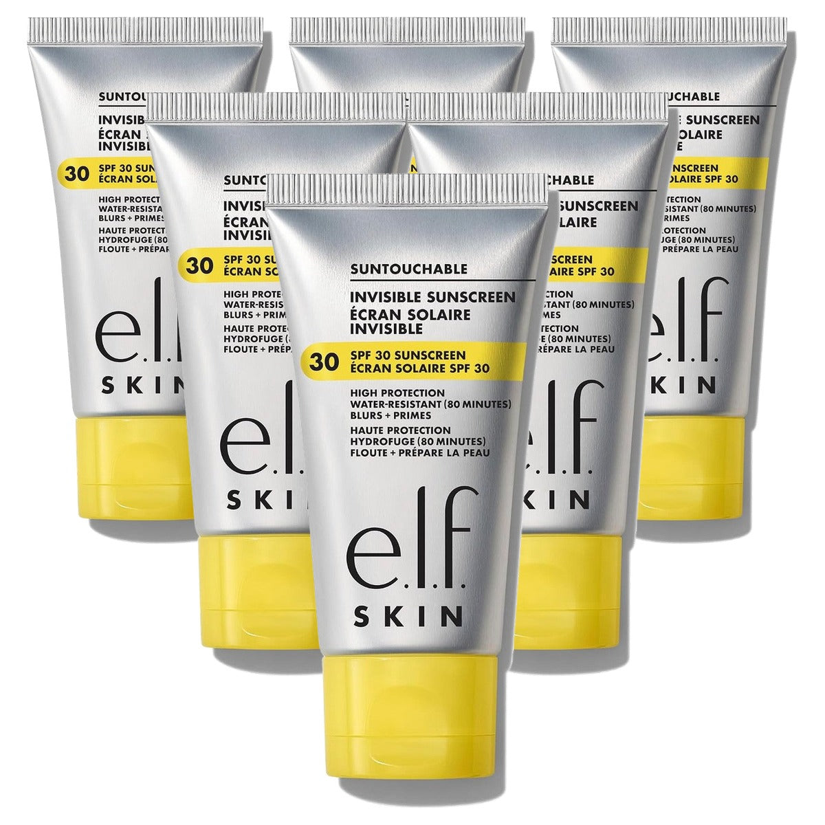 e.l.f. Suntouchable onzichtbare zonnebrandcrème SPF35 - 6 stuks