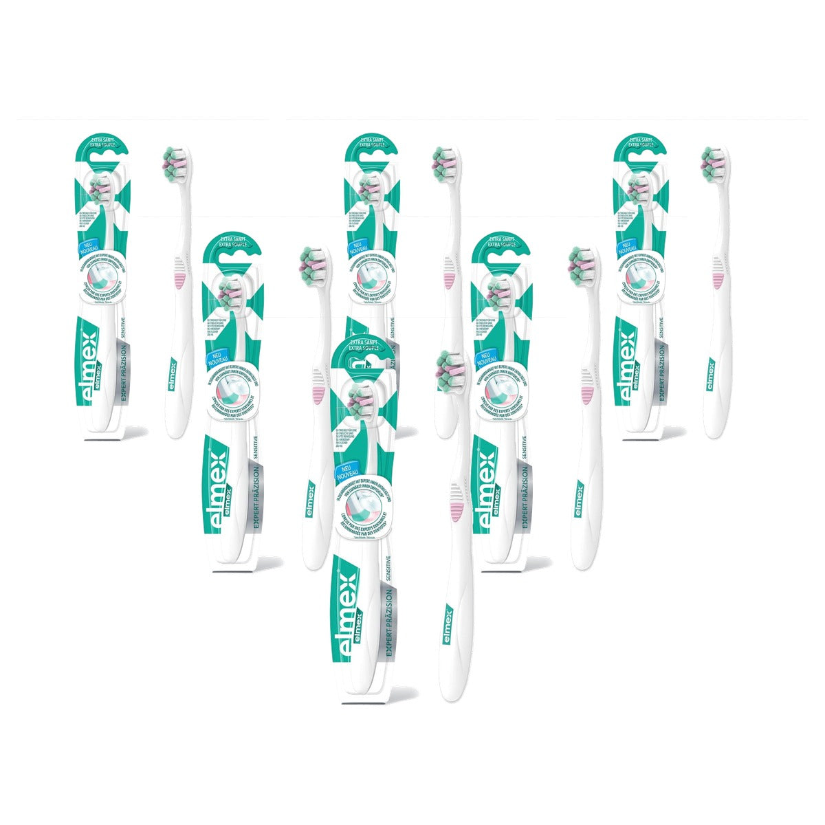 ELMEX Expert Precisie Sensitive Tandenborstel Extra zacht - 6-pack