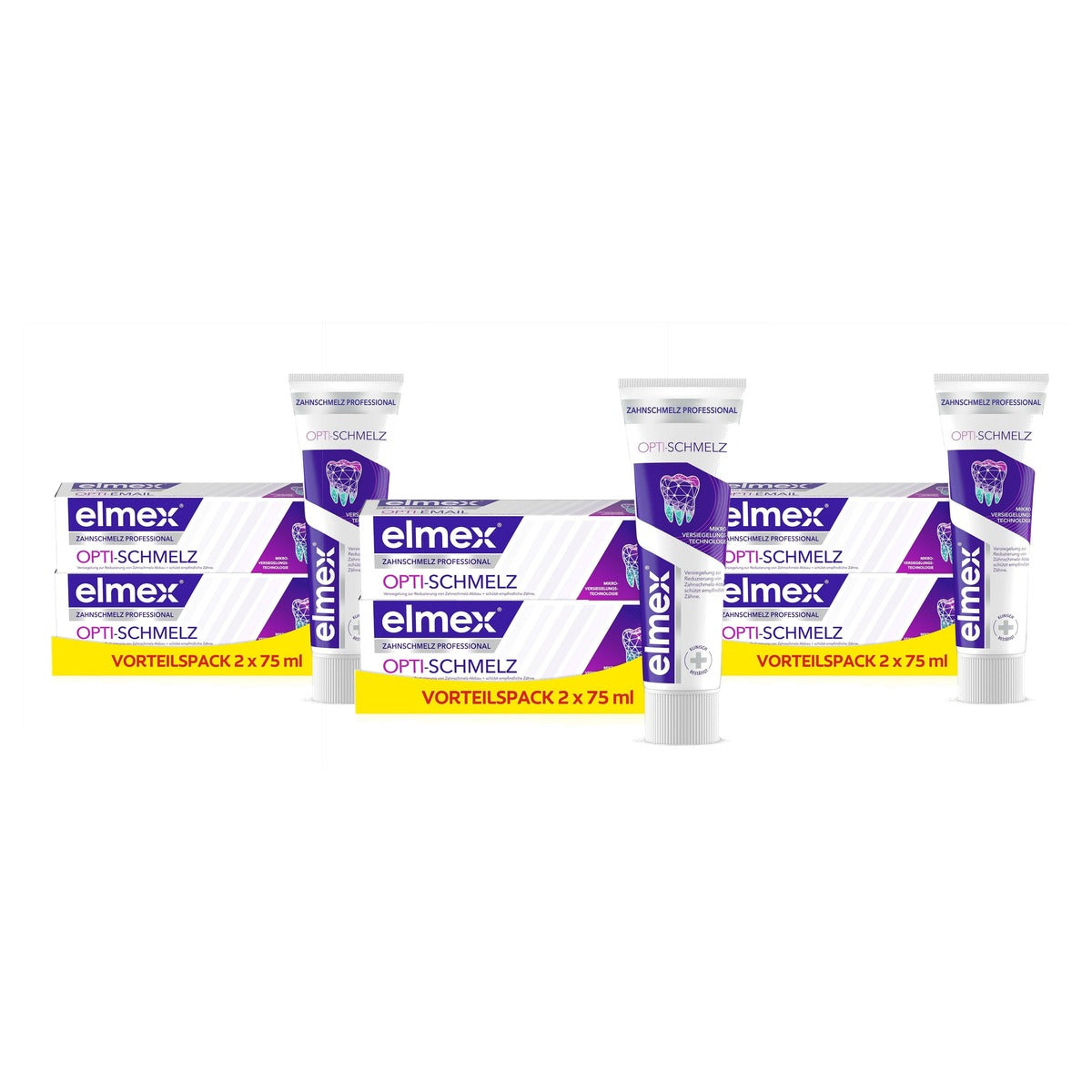 ELMEX Professional Opti-smelt verzegeling & versterking 3 x 75 ml - Voordeelverpakking
