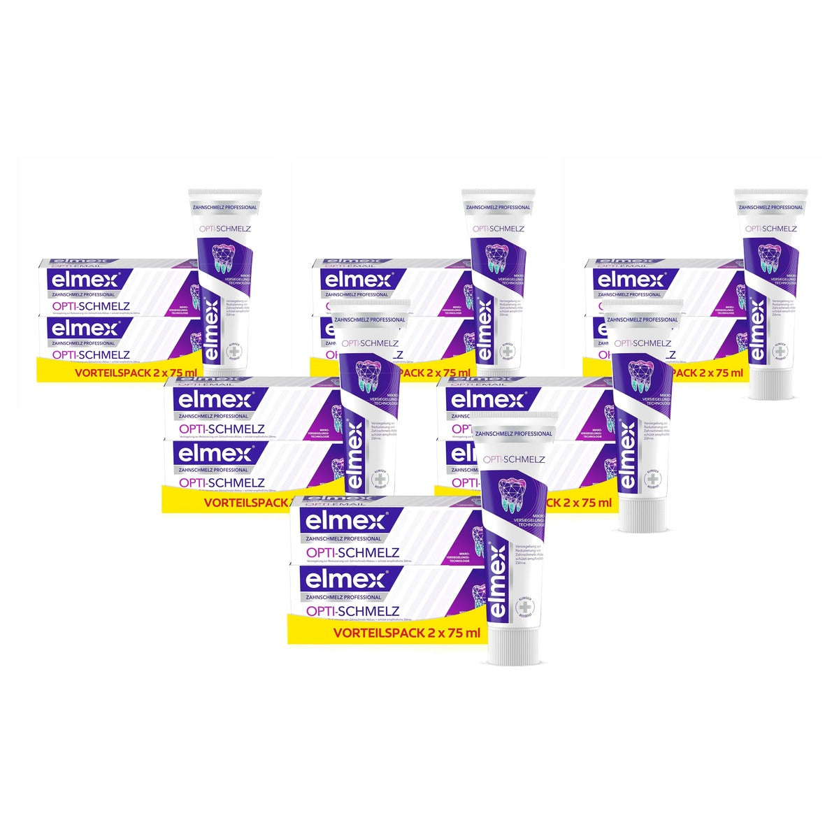 ELMEX Professional Opti-smelt verzegeling & versterking 6 x 75 ml - Voordeelverpakking