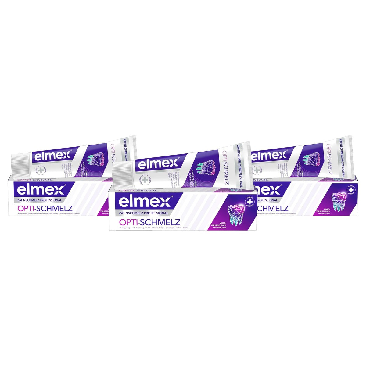 ELMEX Professional Opti-Smelt Tandpasta 3 x 75 ml - Voordeelverpakking