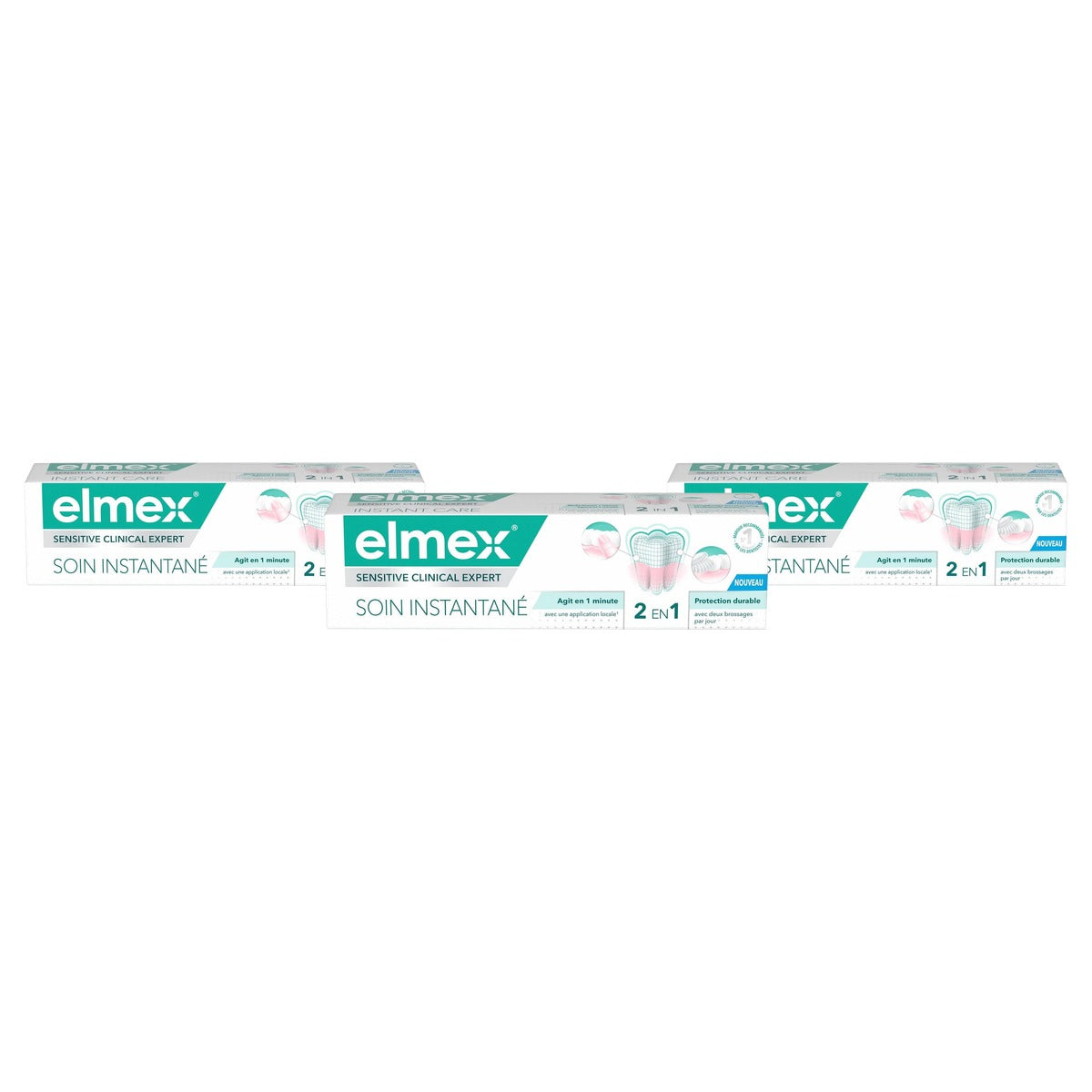ELMEX Sensitive Instant Care Fluoride Tandpasta - 3-pack