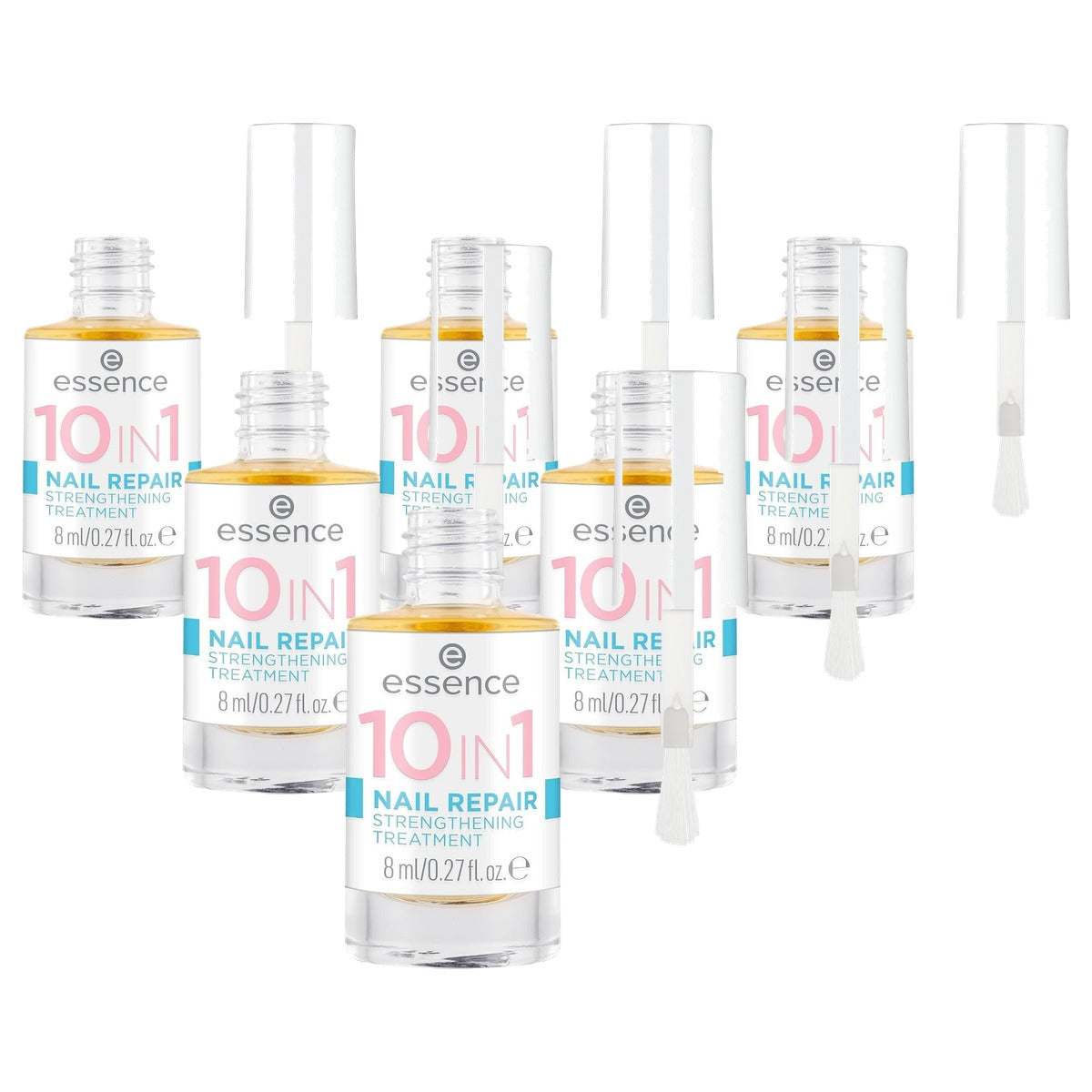essence 10-in-1 nagelreparatie versterkende behandeling 8 ml - 6-pack