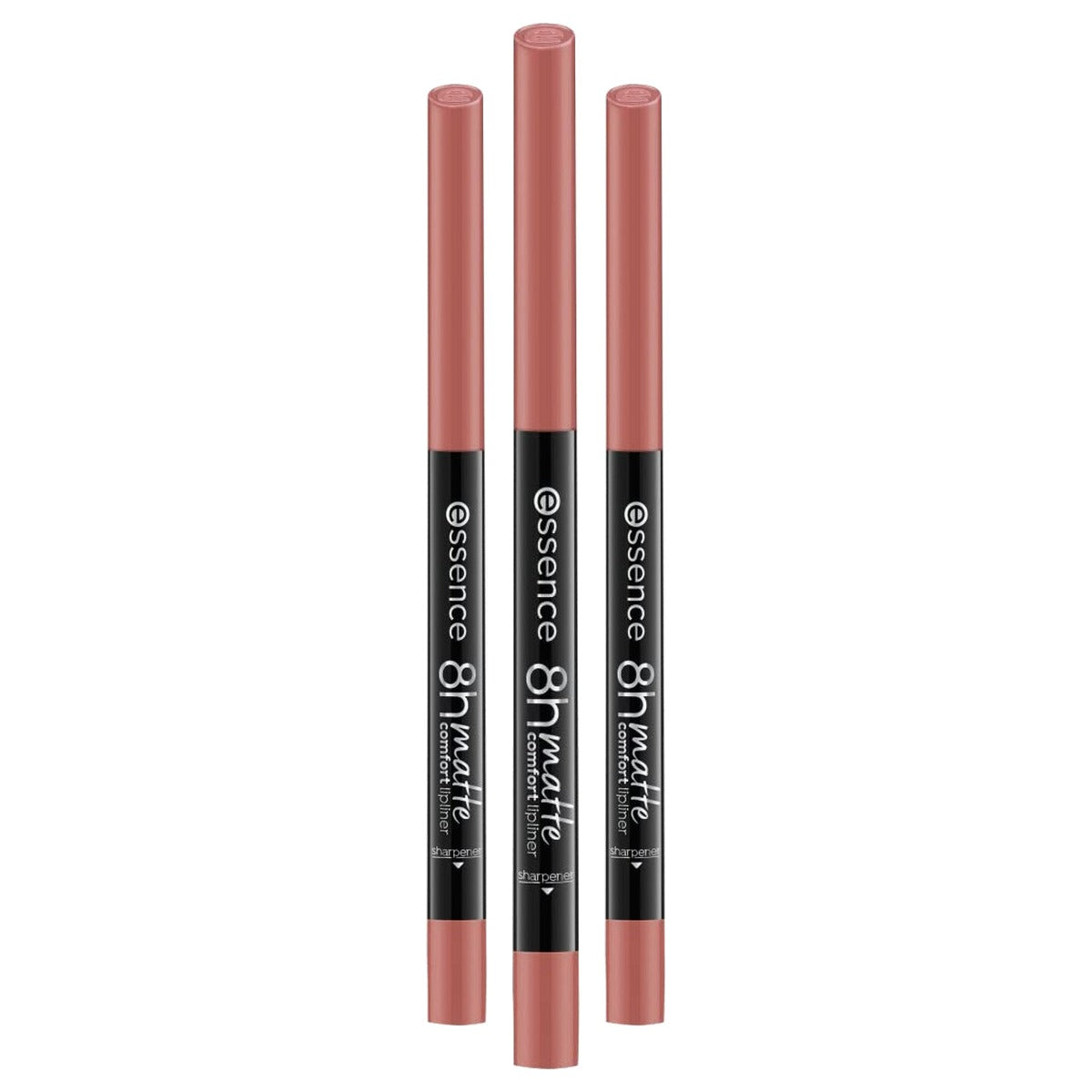 essence 8h Matte Comfort lipliner 04 nude 0,3 g - 3-pack