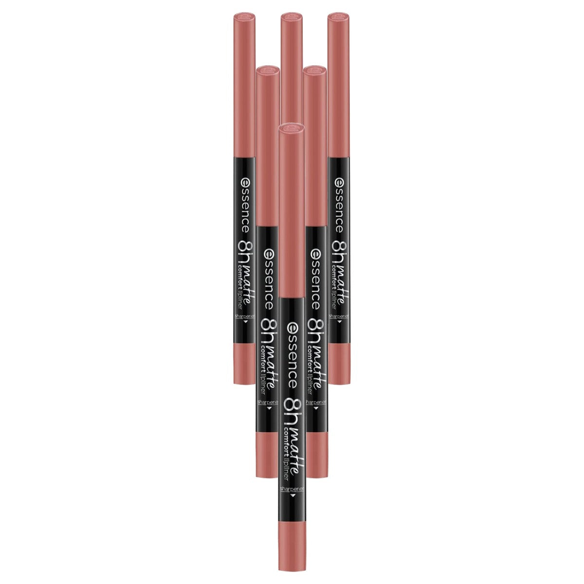 essence 8h Matte Comfort lipliner 04 nude 0,3 g - 6-pack