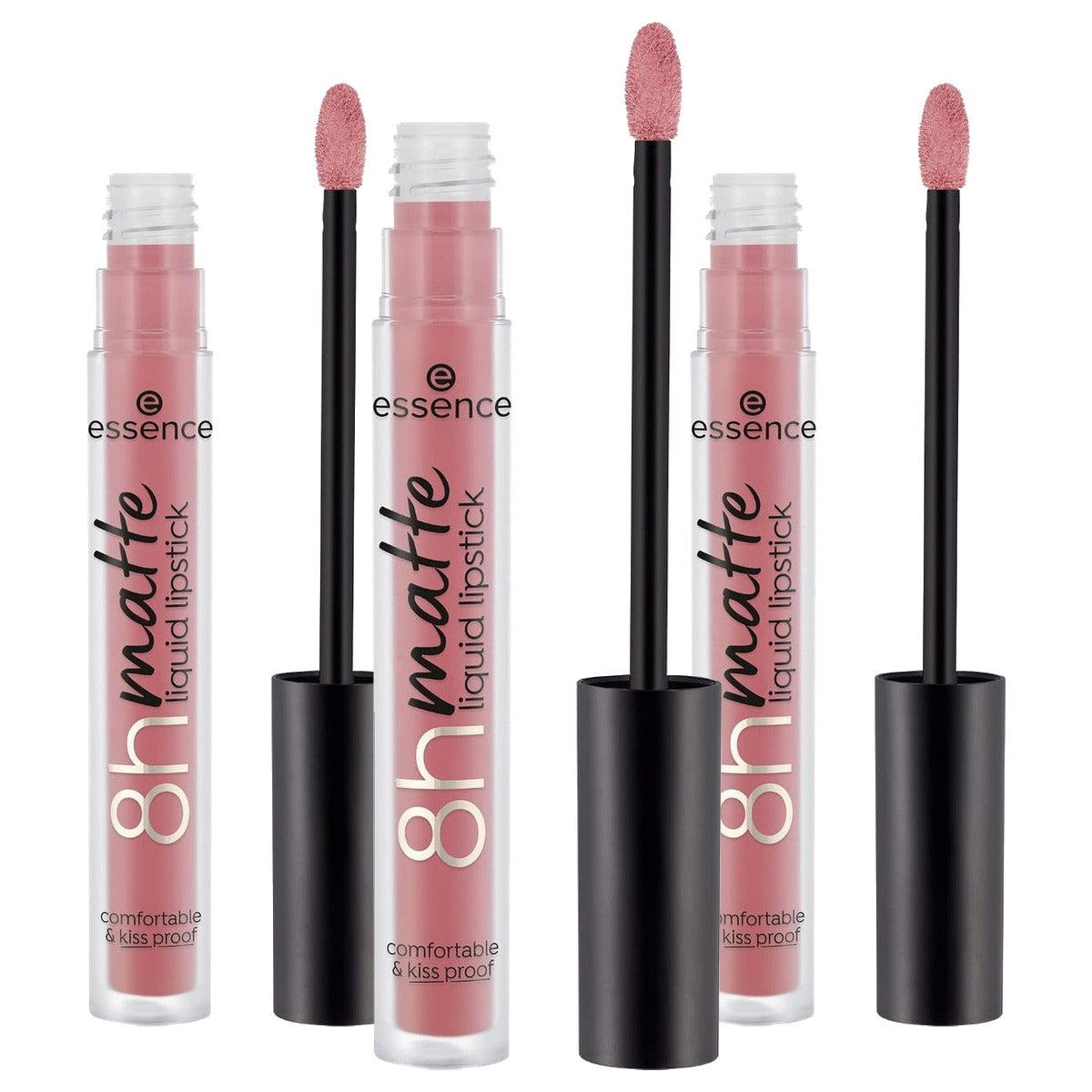 essence 8H Matte Liquid Lipstick nude 04 2,5 ml - 3-pack
