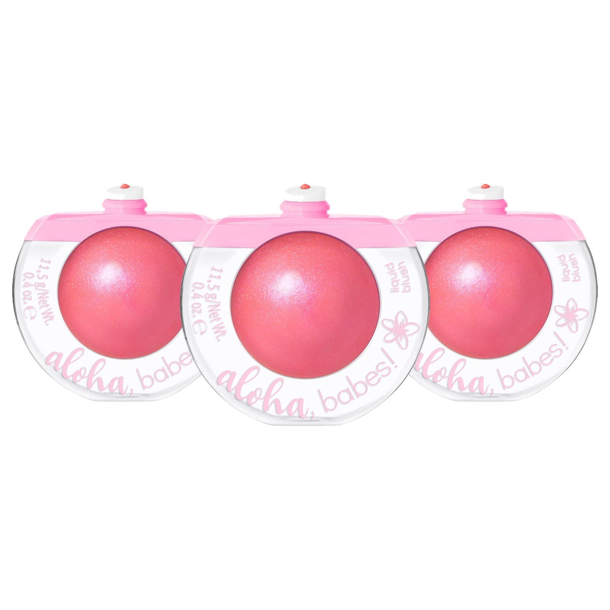 essence aloha, babes liquid blush nr. 01 roze 11,5 g - 3-pack