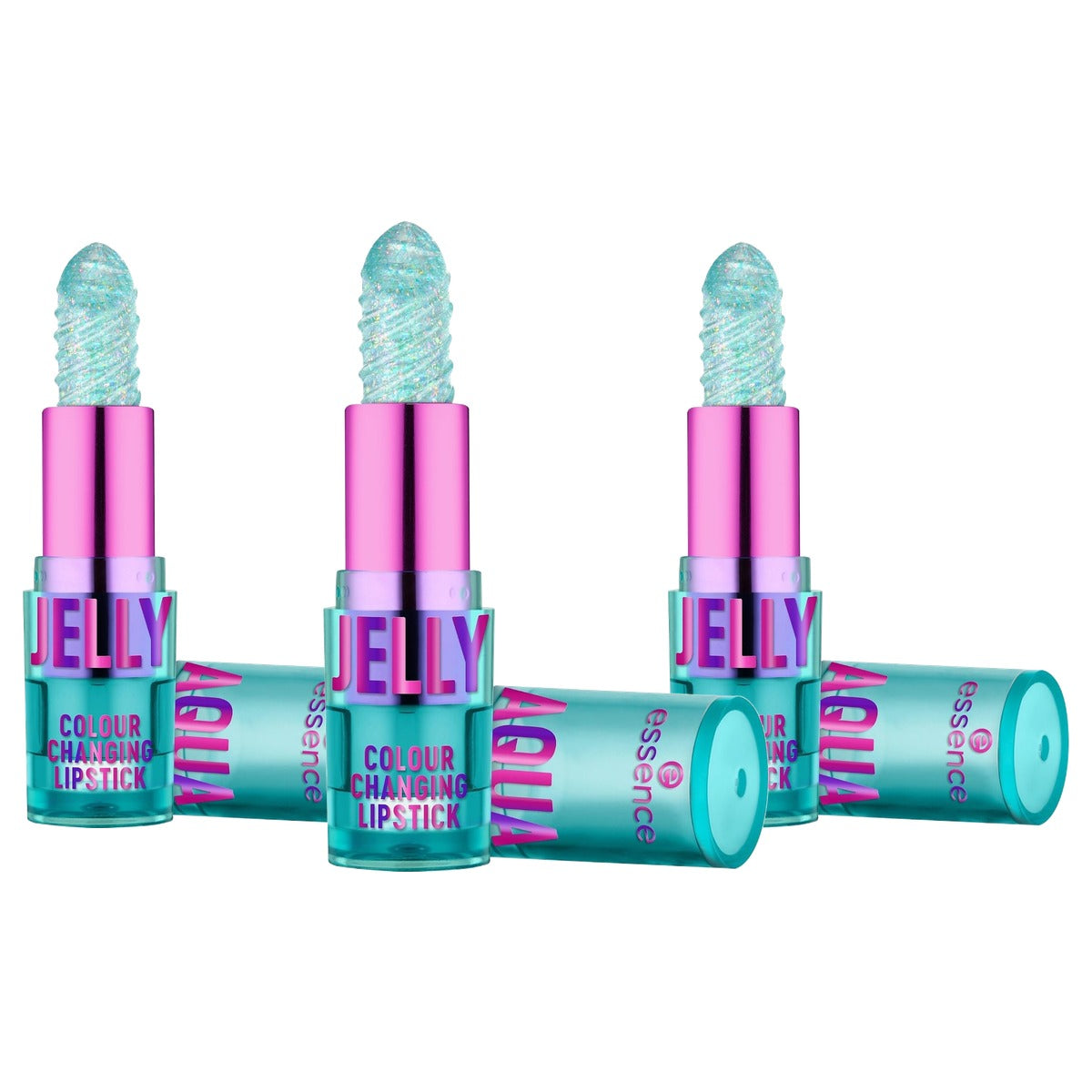 essence Aqua Jelly Colour Changing lippenstift 2,8 g - 3-pack