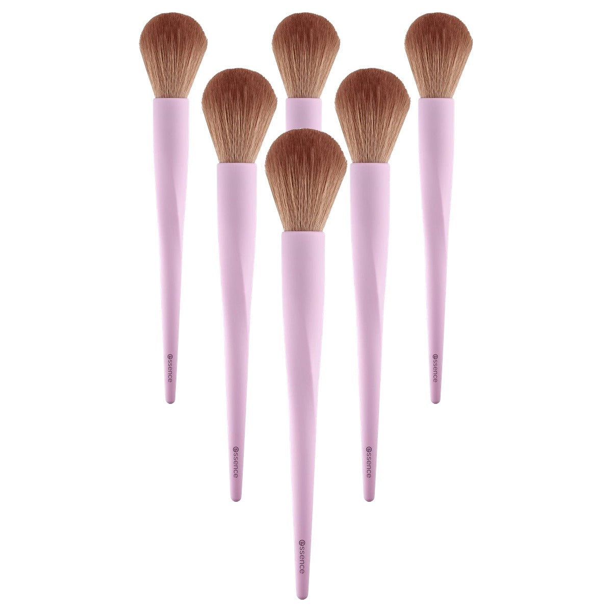 essence blush & highlighter brush rougekwast nr. 01 meerkleurig - 6-pack