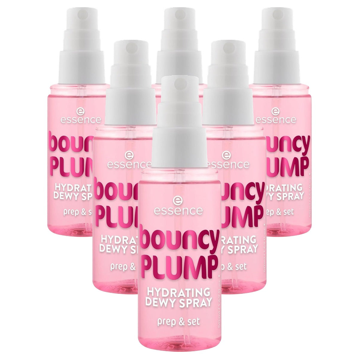 essence Bouncy Plump Hydrating Dewy Spray fixeerspray - 6-pack