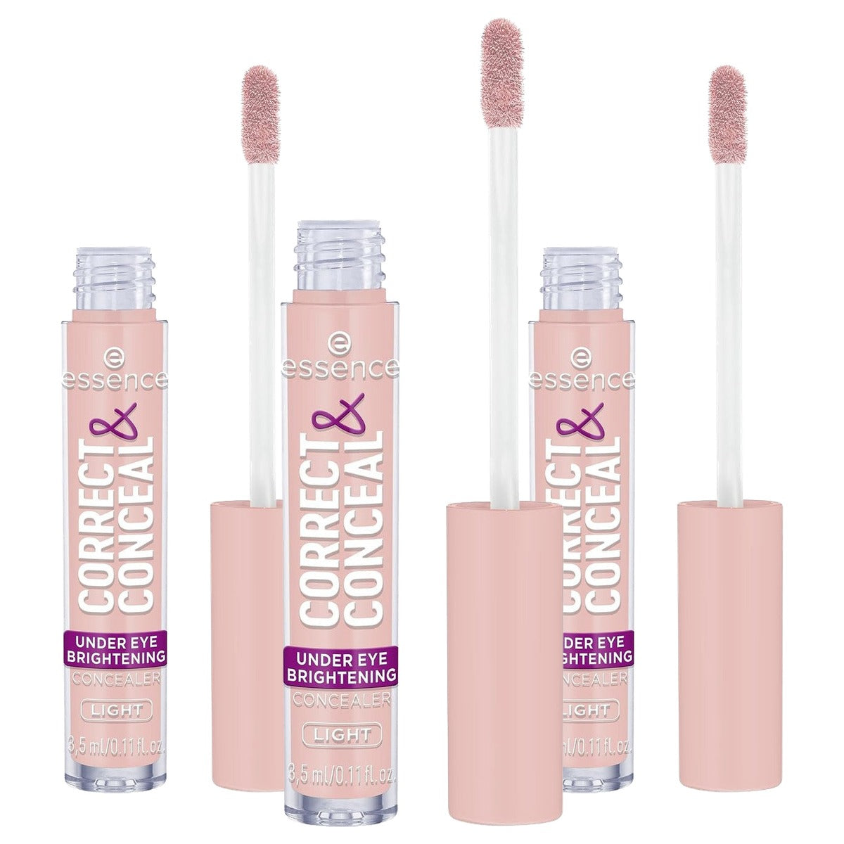 essence Correct & Conceal concealer onder ogen roze 10 - 3-pack