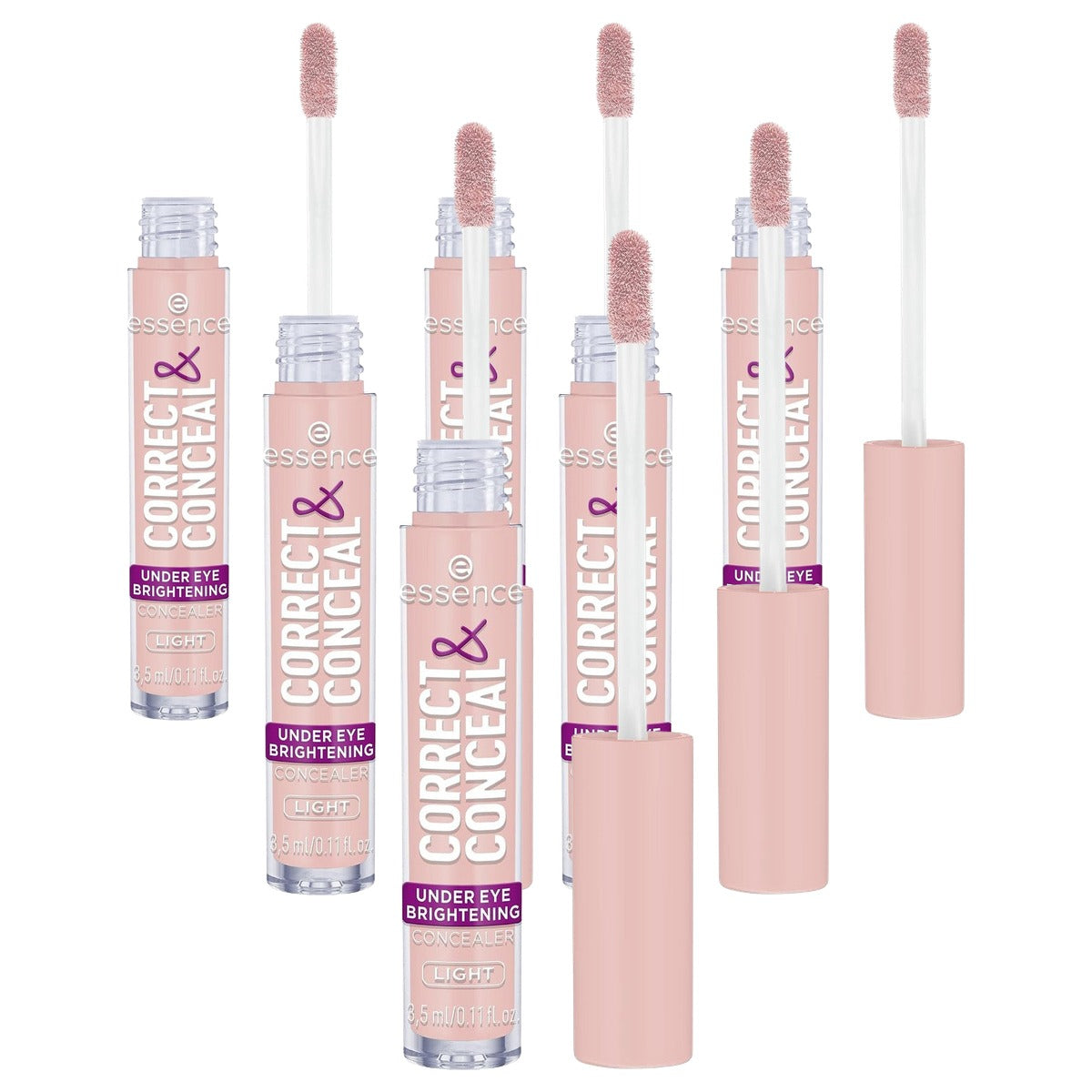 essence Correct & Conceal concealer onder ogen roze 10 - 6-pack