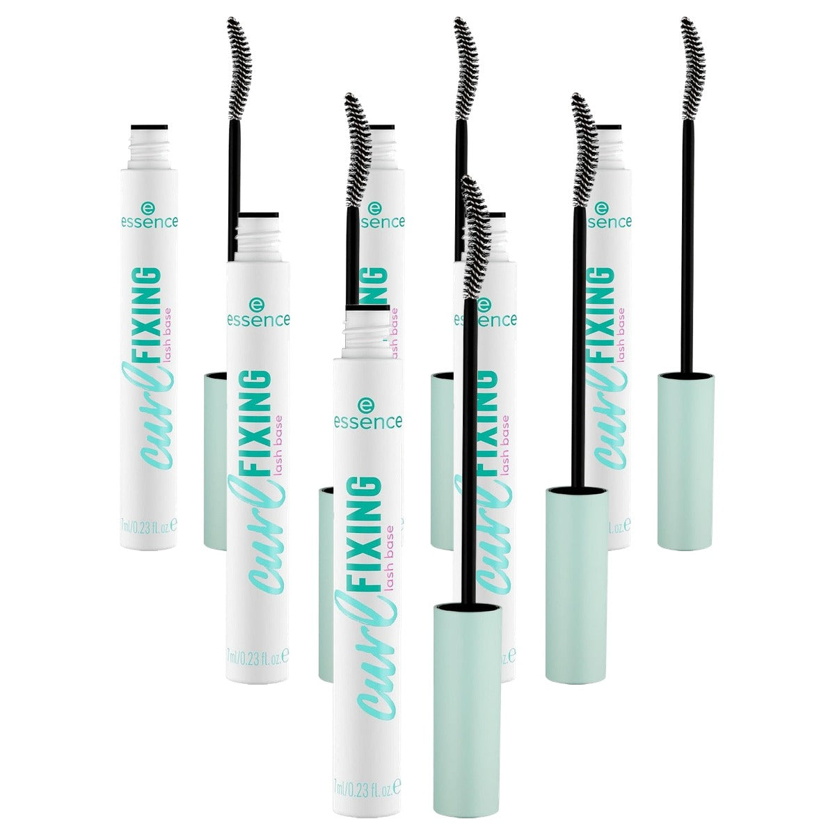 essence Curl Fixing Lash Base wimperbasis blauw - 6-pack
