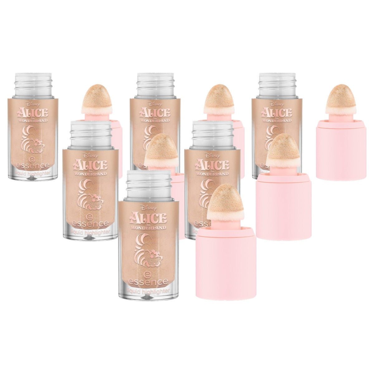 essence Disney Alice in Wonderland Liquid Highlighter 01 goud 4 ml - 6-pack