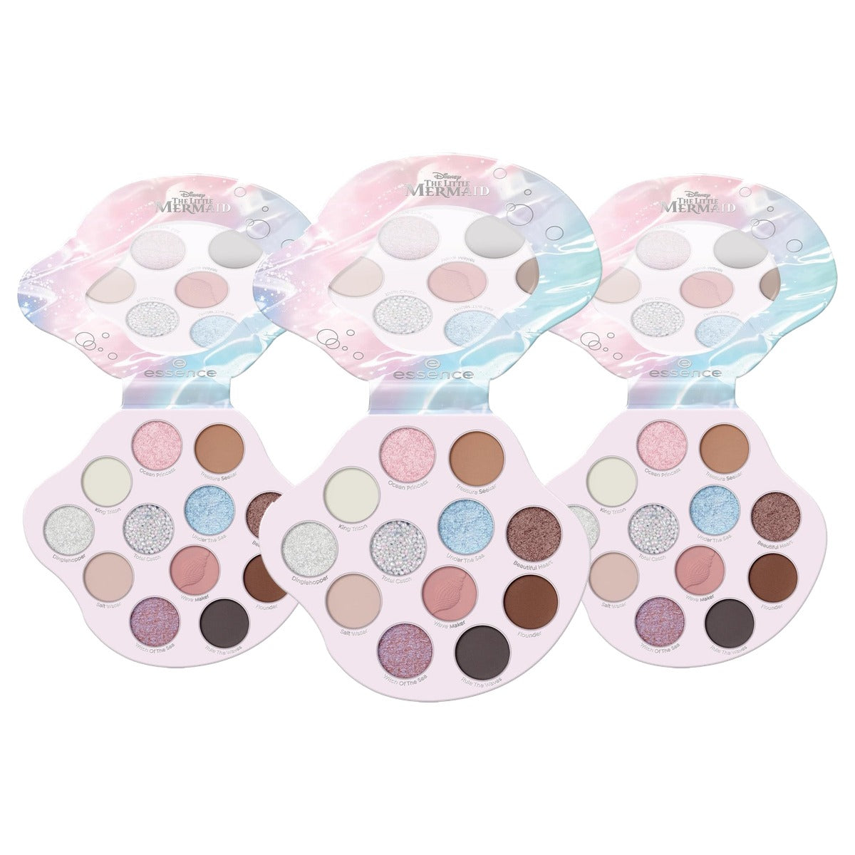 essence Disney Little Mermaid oogschaduwpalet nr. 02 8,8 g - 3-pack