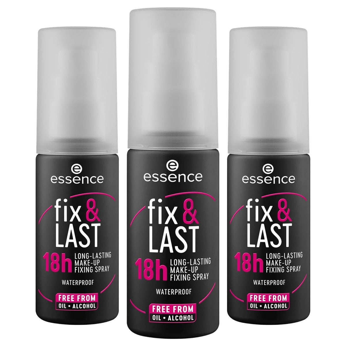essence Fix & Last 18h make-up fixerende spray 50 ml - 3-pack