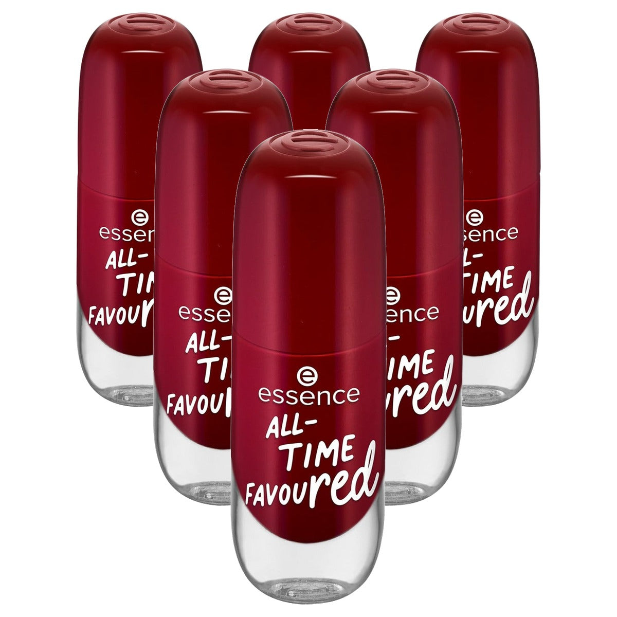 essence gel nagellak rood 14 8 ml - 6-pack