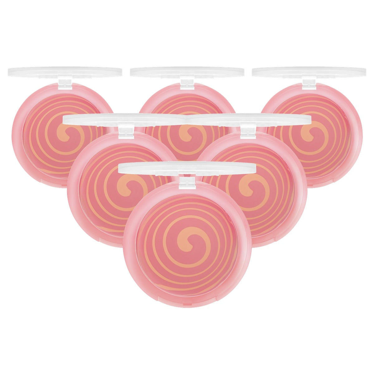 essence get the glaze! swirl creamy blush 01 7,5 g - 6-pack