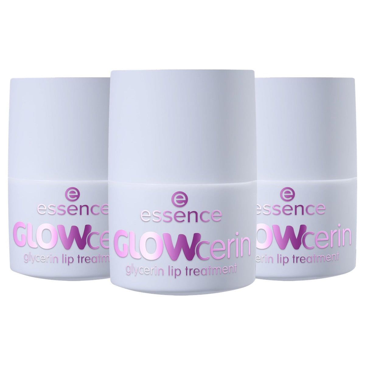 essence Glowcerine lipbehandeling nr. 01 transparant - 3-pack
