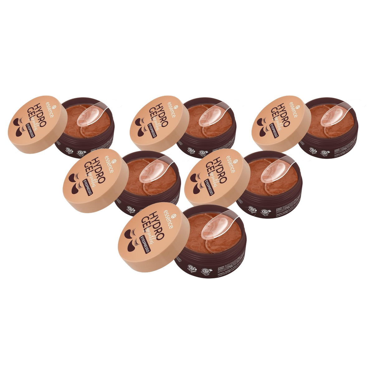 essence Hydro Gel oogpatches Eyespresso 30 paar bruin - 6-pack