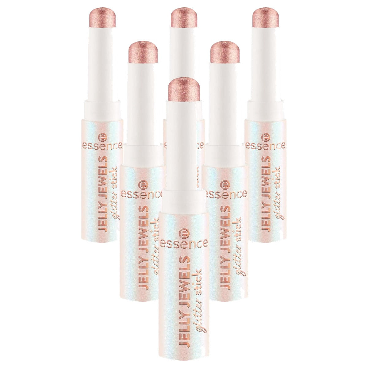 essence Jelly Jewels glitterstick oogschaduw bruin 03 - 6-pack