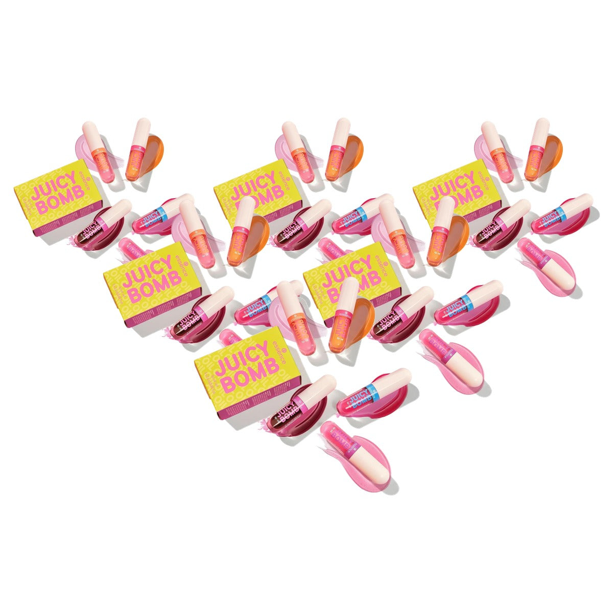 essence Juicy Bomb Lip Oil Set 02 5 x 2,4 ml - 6-pack