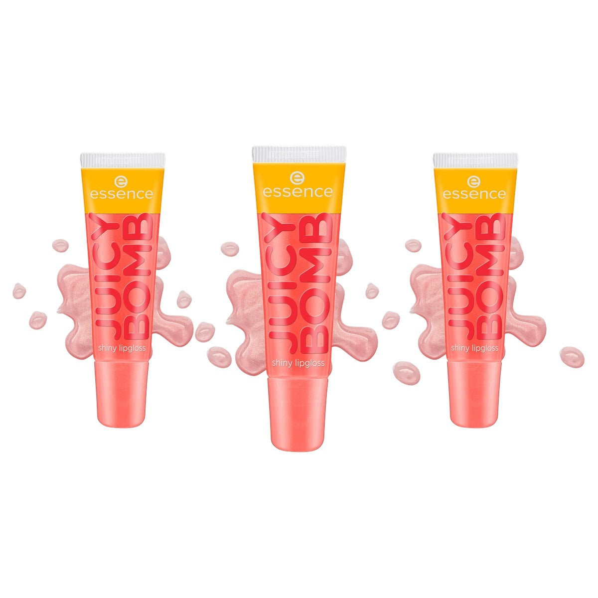 essence Juicy Bomb Shiny lipgloss Proud Papaya 103 10 ml - 3-pack