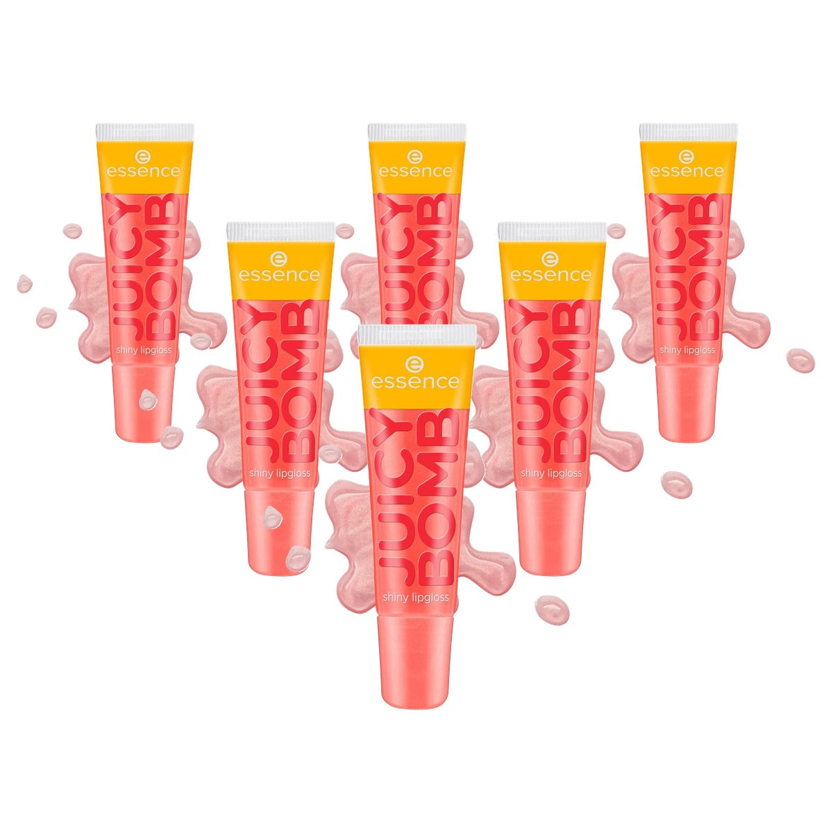 essence Juicy Bomb Shiny lipgloss Proud Papaya 103 10 ml - 6-pack
