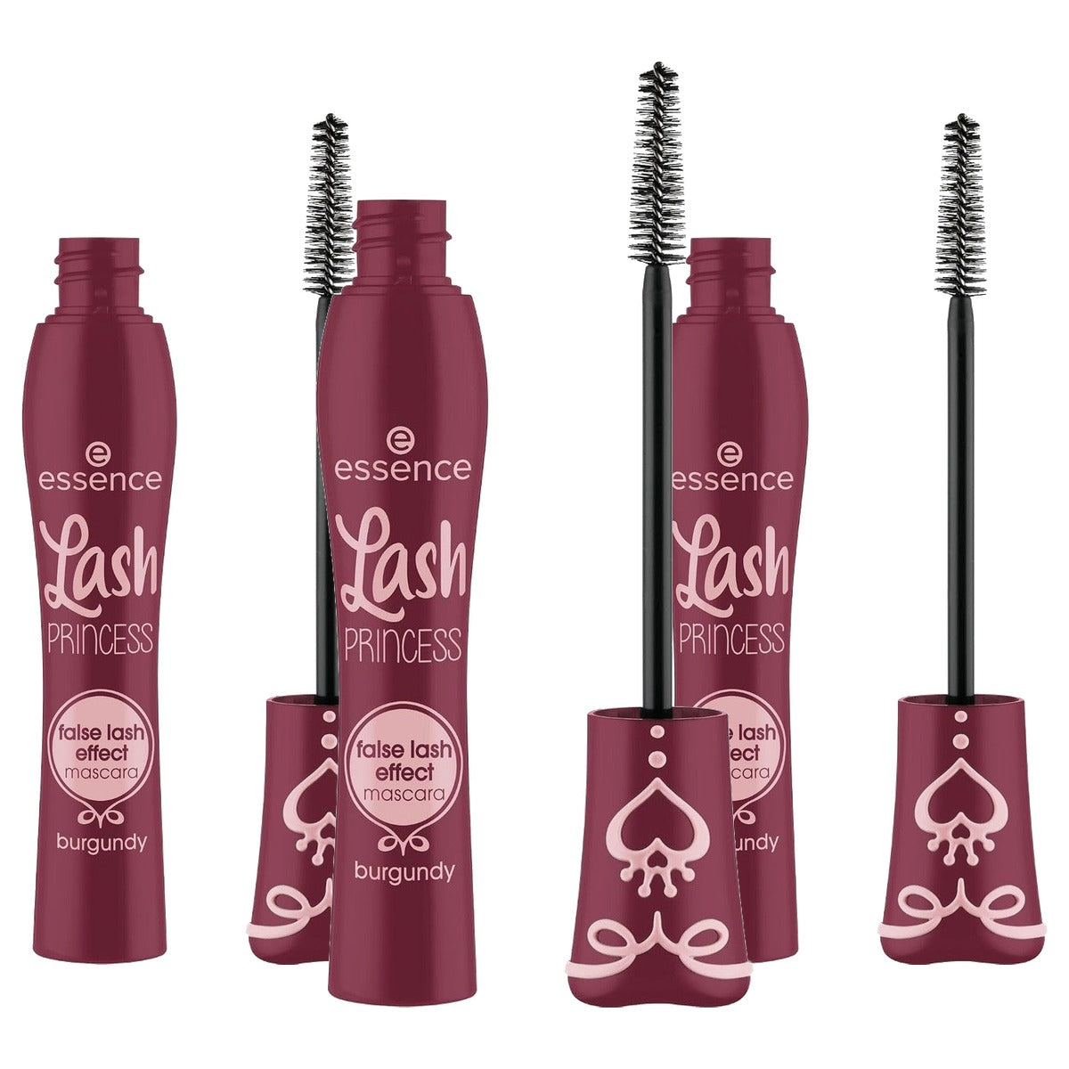 essence Lash Princess valse lash effect mascara bordeauxrood - 3-pack