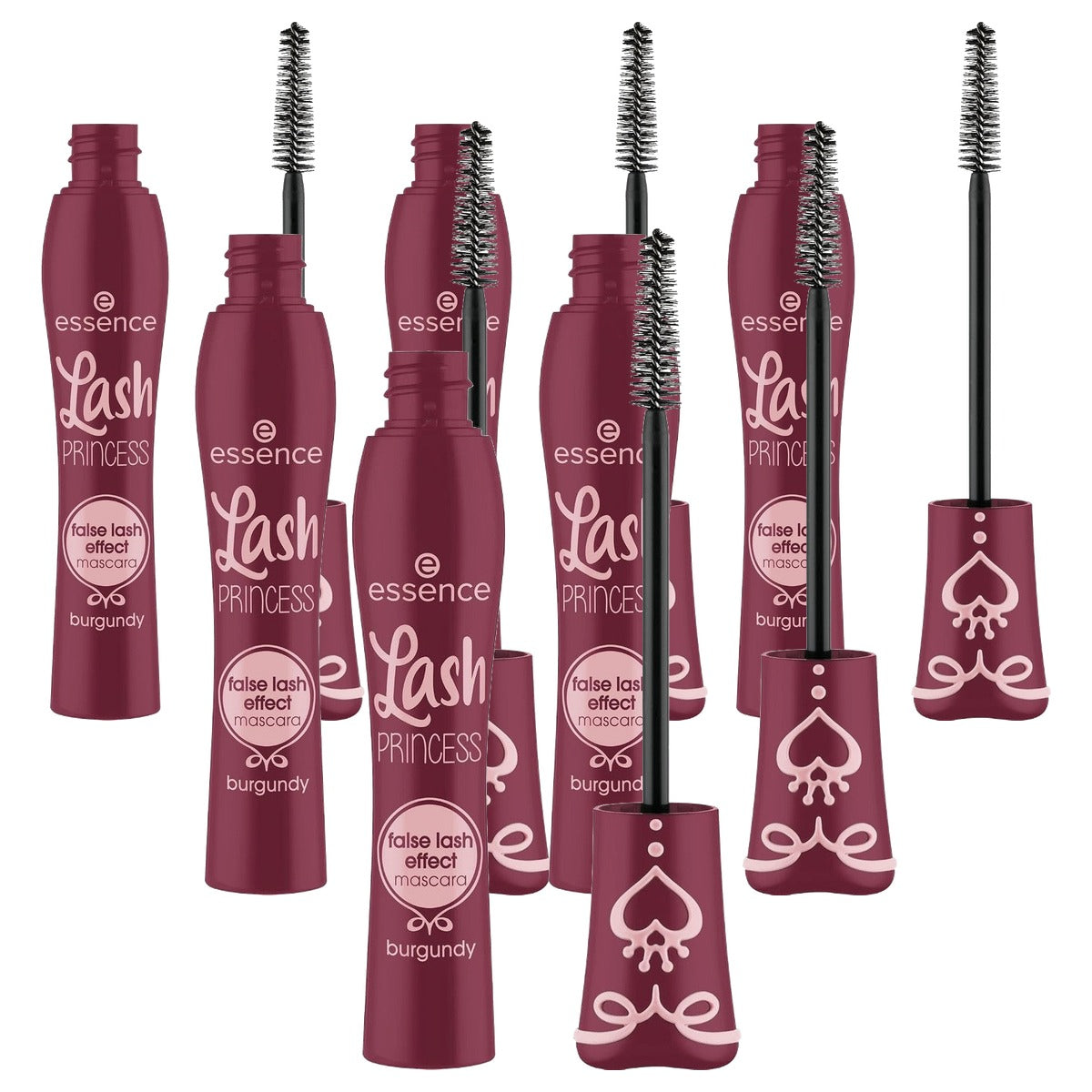 essence Lash Princess valse lash effect mascara bordeauxrood - 6-pack