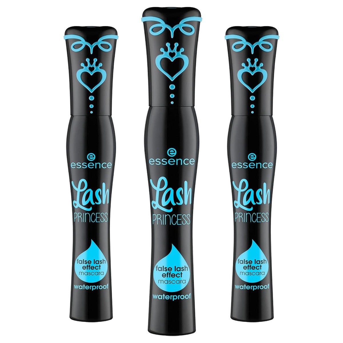 essence Lash Princess False Lash Effect mascara waterdicht zwart 12 ml - 3-pack