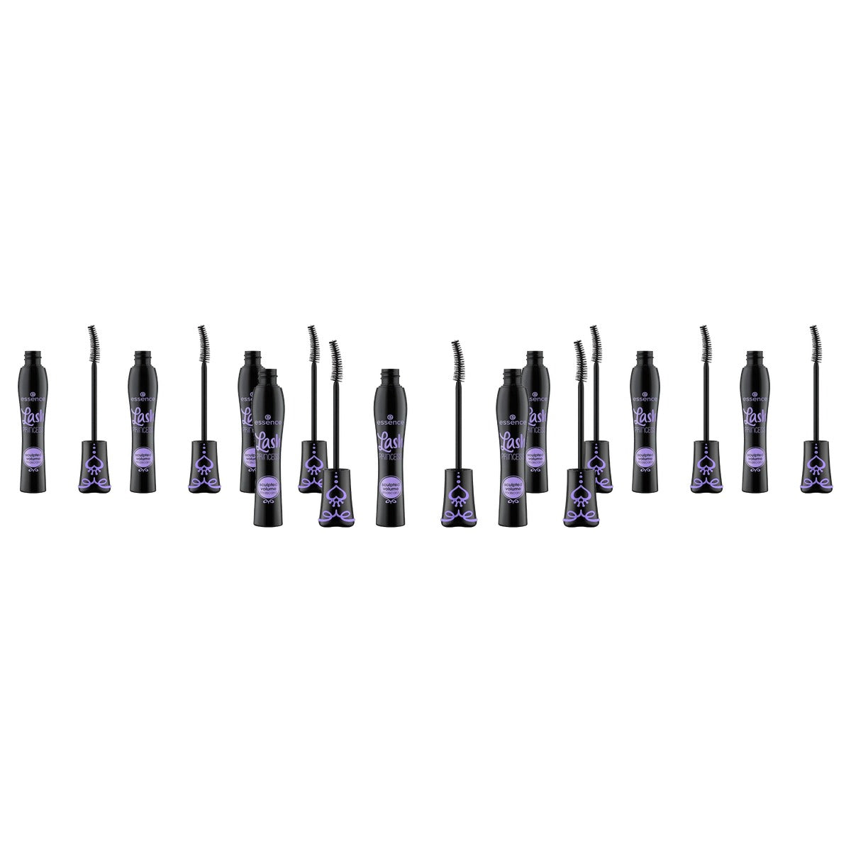 essence Lash Princess Sculpted Volume mascara zwart 3 x 12 ml - 3-pack