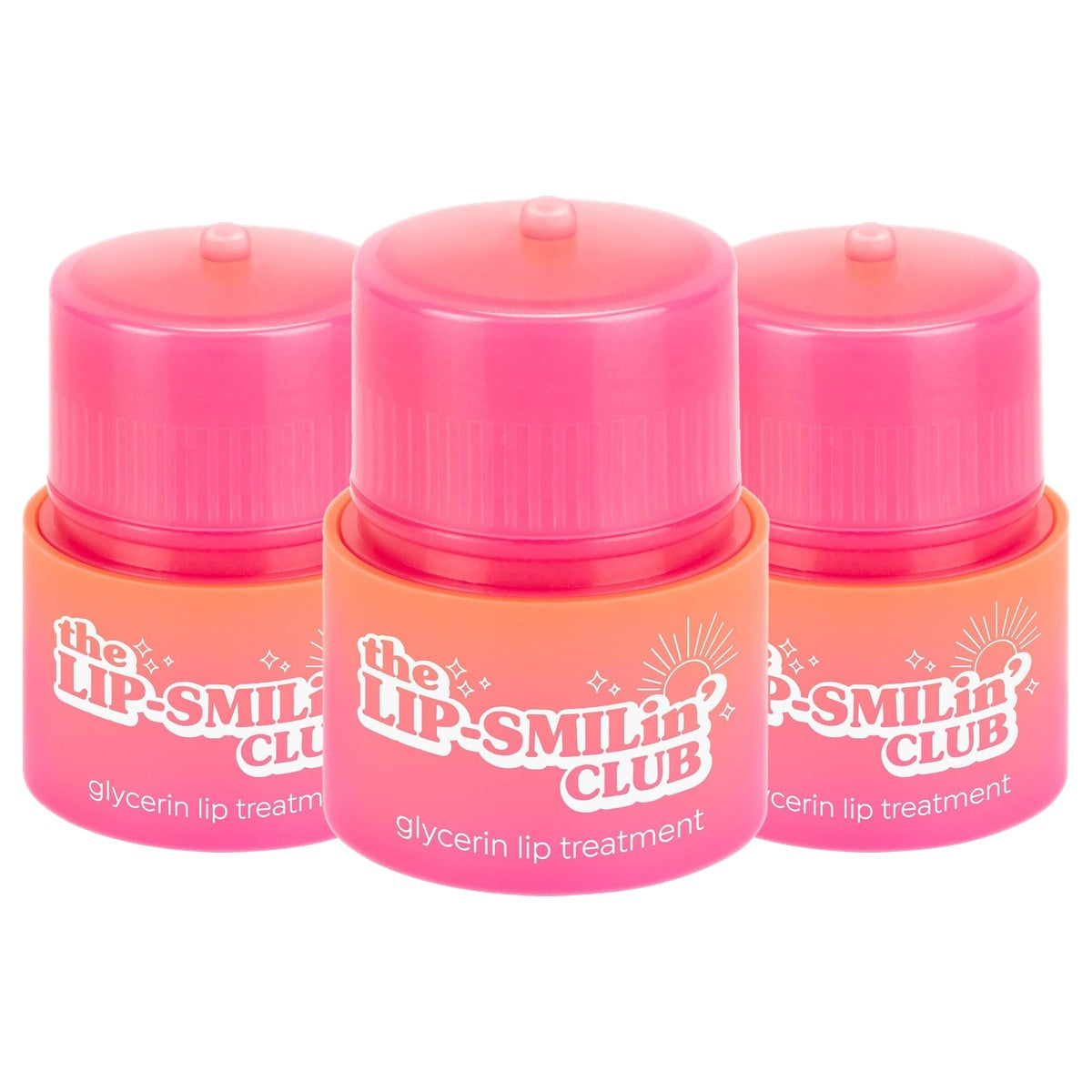essence Lip-Smilin' Club glycerine lipbehandeling transparant 12 g - 3-pack