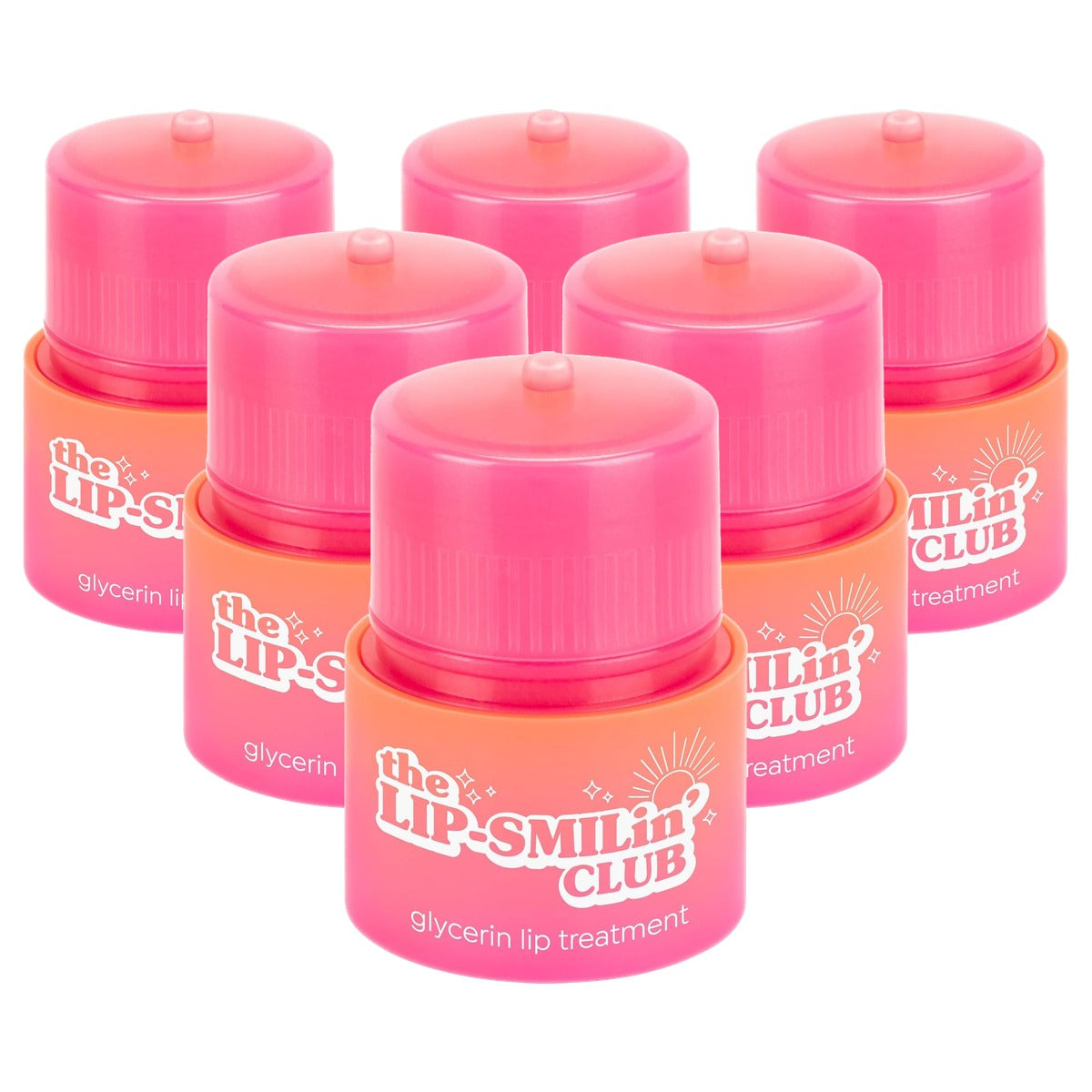 essence Lip-Smilin' Club glycerine lipbehandeling transparant 12 g - 6-pack