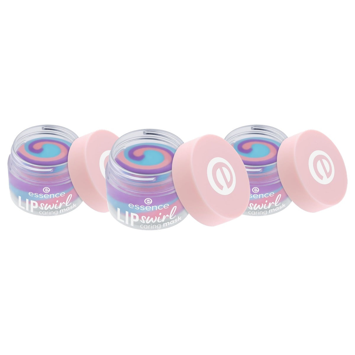 essence Lip Swirl Caring Mask meerkleurig nr. 01 - 3-pack