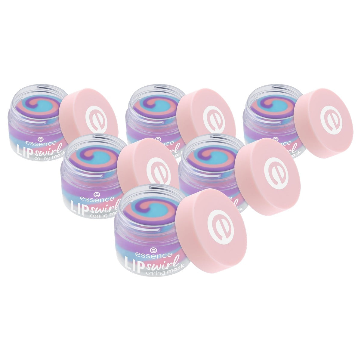 essence Lip Swirl Caring Mask meerkleurig nr. 01 - 6-pack