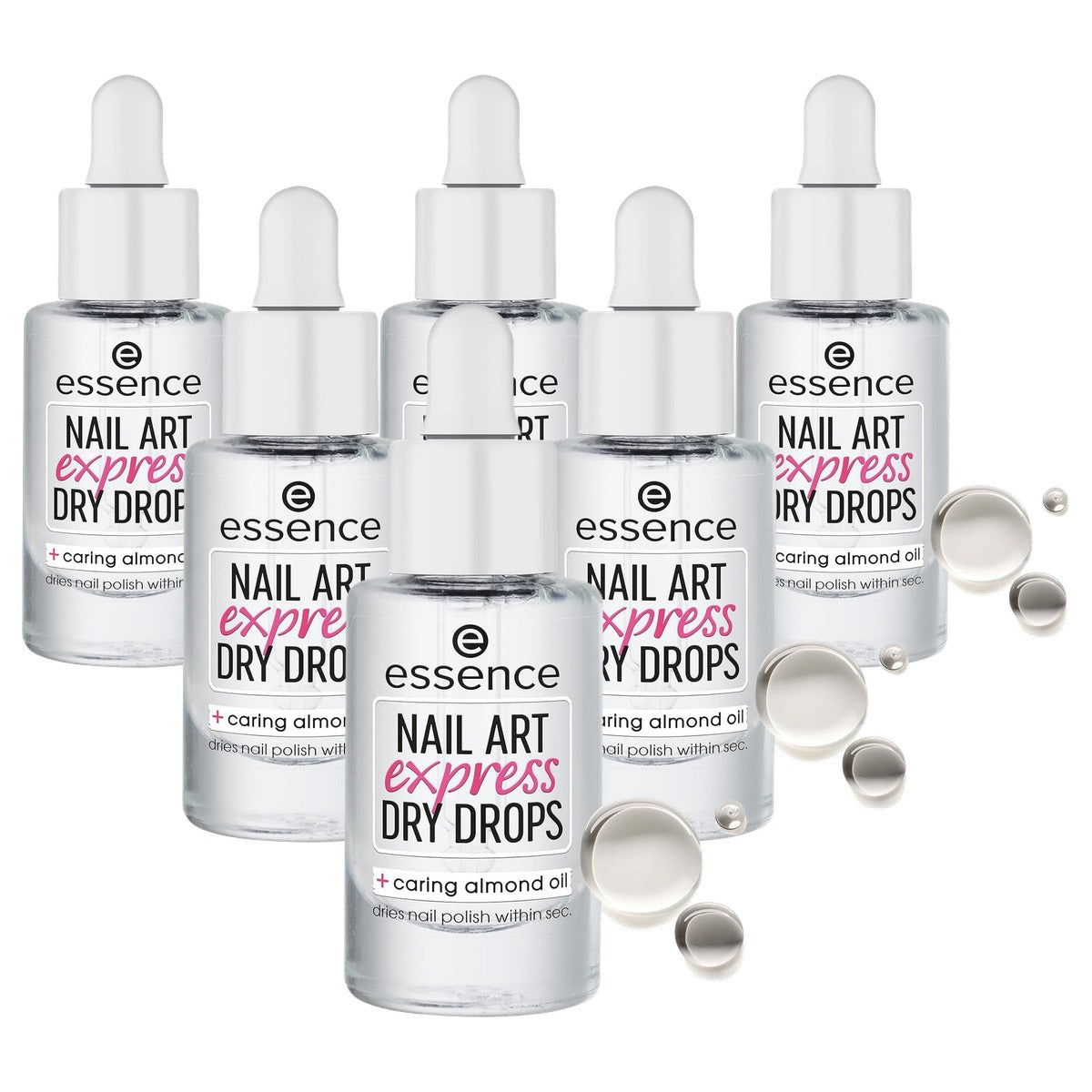 essence Nail Art Express Dry Drops nagellakdroger - 6-pack