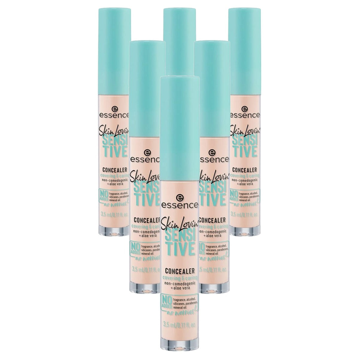 essence Skin Lovin' Sensitive concealer nude 05 3,5 ml - 6-pack