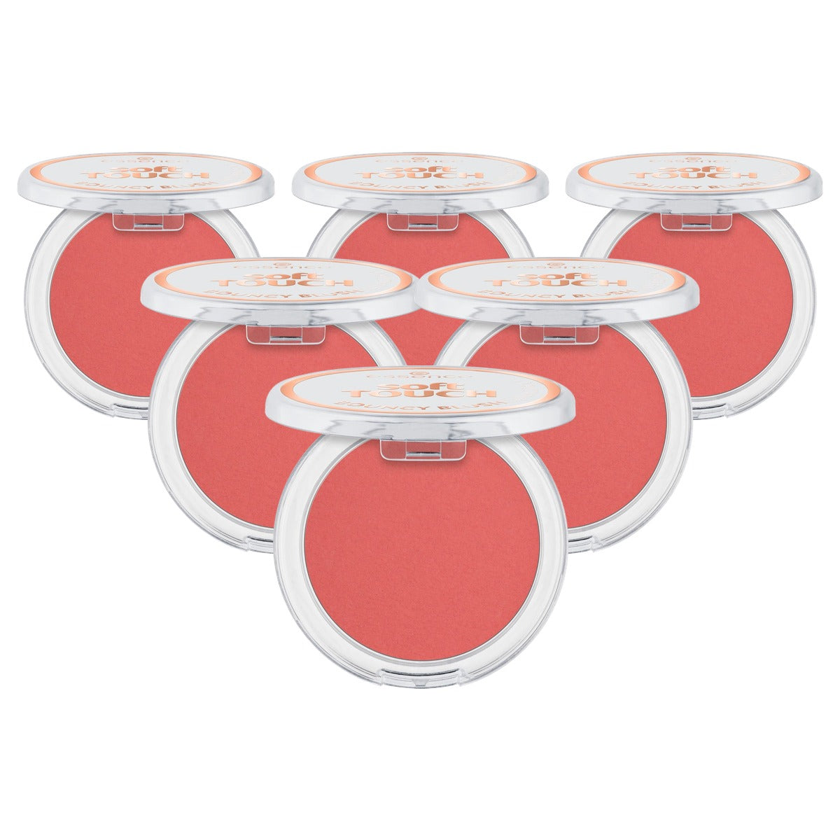 essence Soft Touch Bouncy Blush rouge nr. 30 oranje 5 g - 6-pack