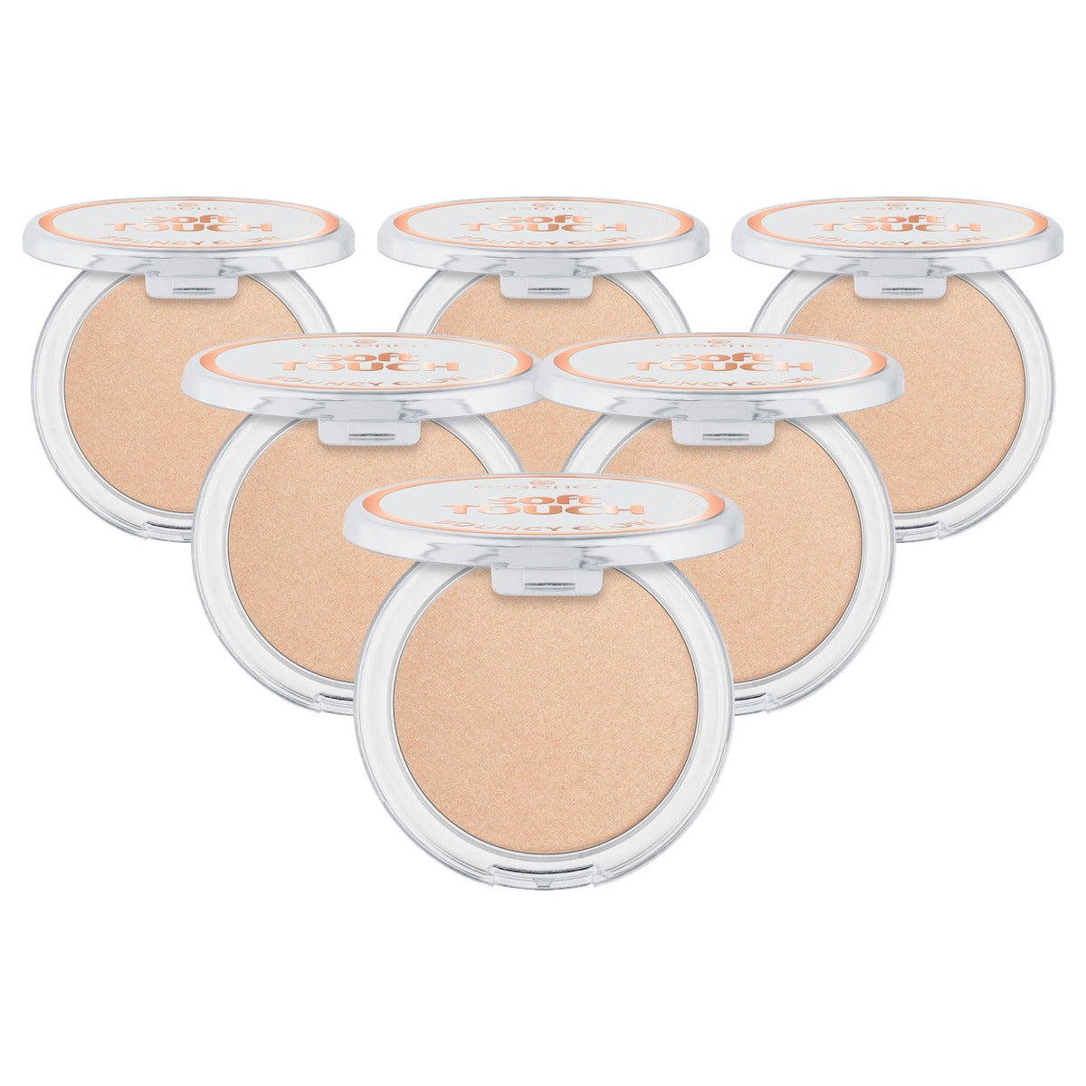essence Soft Touch Bouncy Glow Highlighter nr. 10 nude - 6-pack