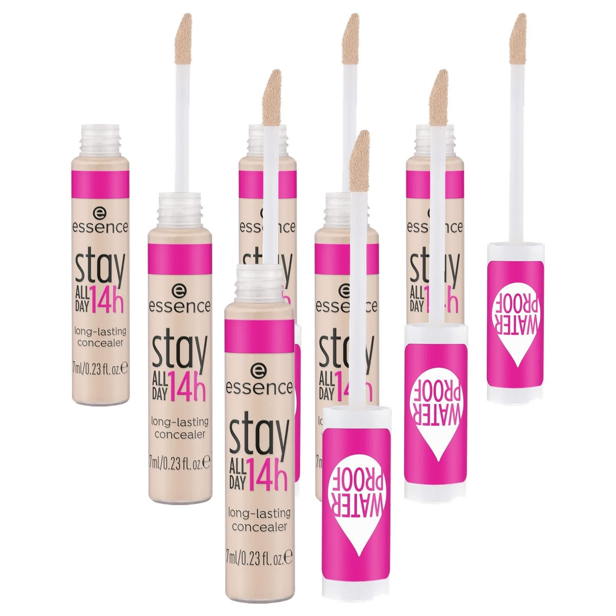 essence Stay All Day 14h langhoudende concealer nr. 10 nude - 6-pack