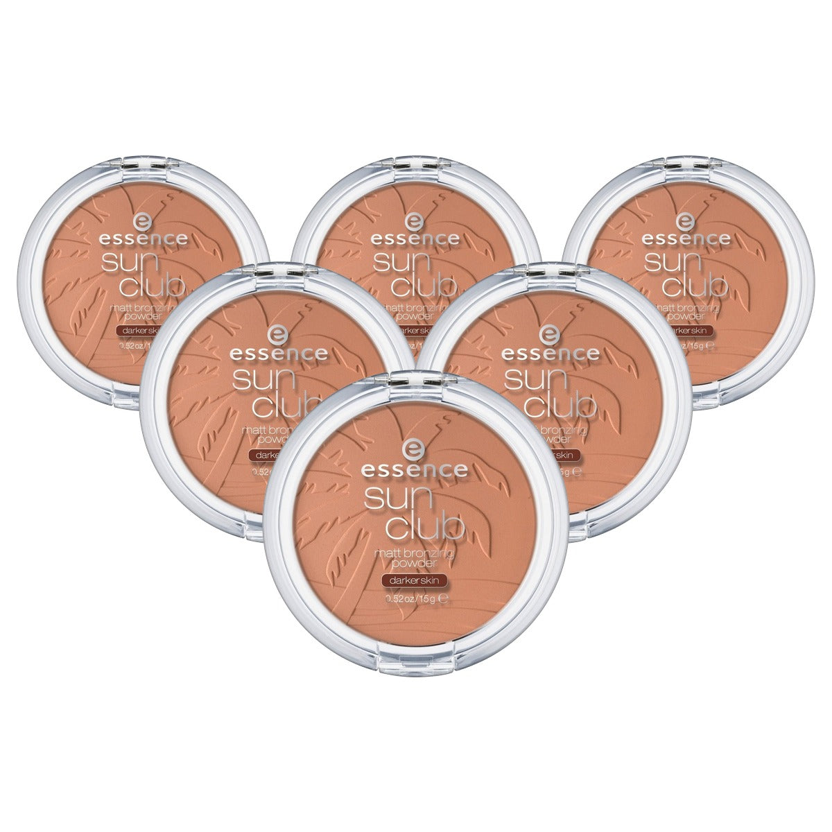 essence Sun Club Matt bronzing powder nr. 02 nude - 6-pack