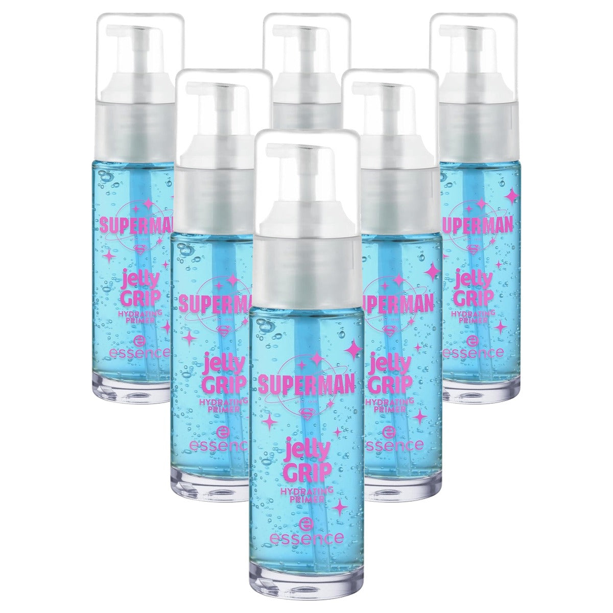 essence Superman Jelly Grip primer hydraterend 29 ml - 6-pack