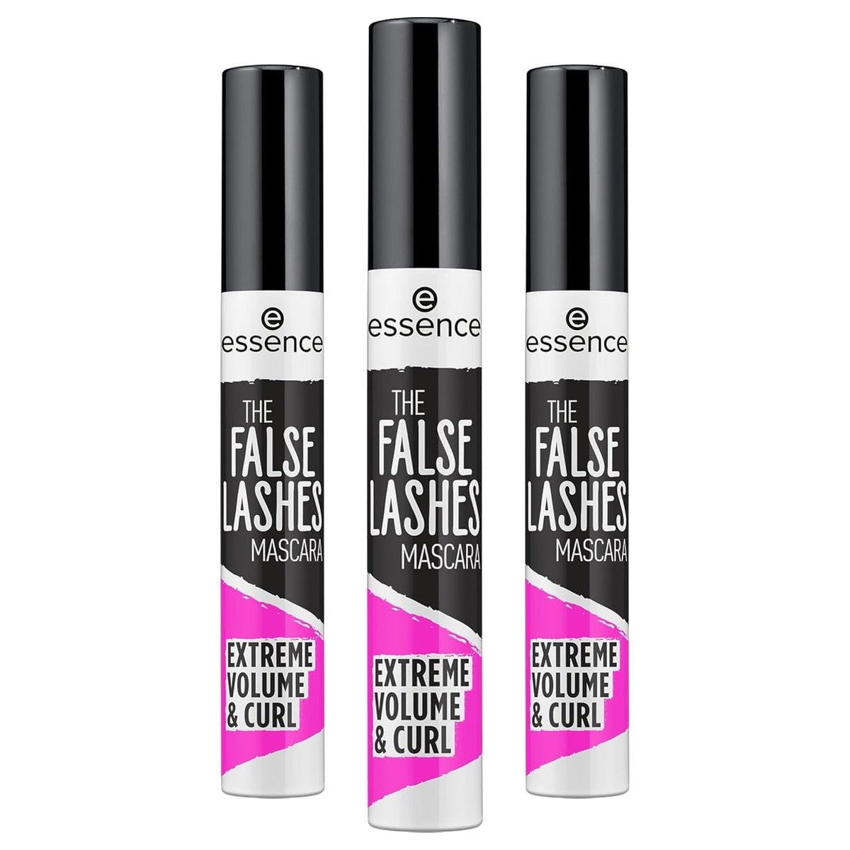 essence The False Lashes mascara Extreme Volume & Curl 10 ml - 3-pack